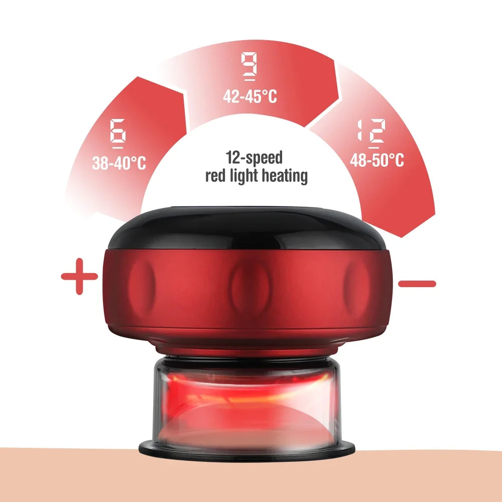 Smart Cup Massage Device (With Heating & Red Light Therapy)