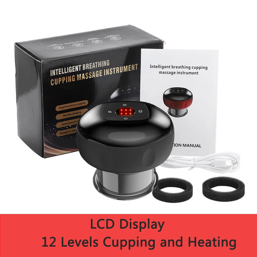 Smart Cup Massage Device (With Heating & Red Light Therapy)