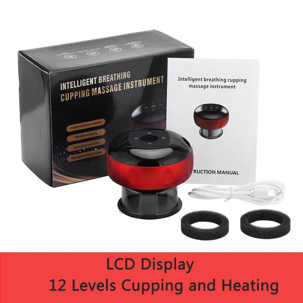 Smart Cup Massage Device (With Heating & Red Light Therapy)