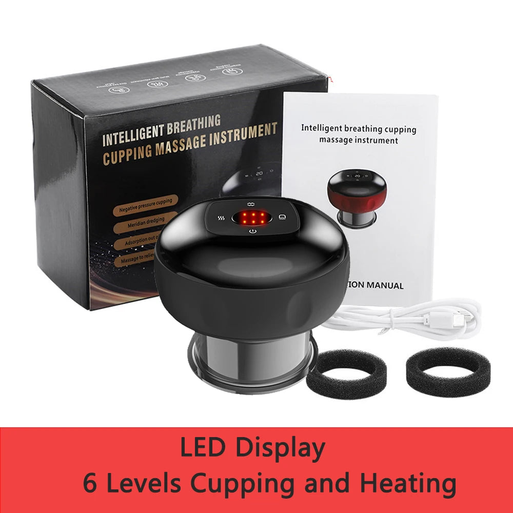 Smart Cup Massage Device (With Heating & Red Light Therapy)