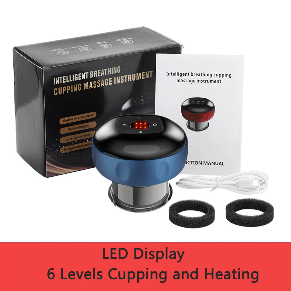 Smart Cup Massage Device (With Heating & Red Light Therapy)